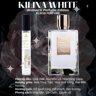 Nước Hoa KILINA WHITE ELBON 10ml - Mua 1chai 10ml full hộp tặng 1 chai 10ml - Phong Cách Trẻ Trung Đầy Cuốn Hút