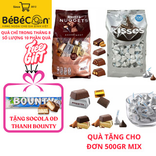 Socola Hershey's Nuggets+ Kisses Mỹ