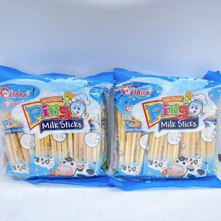 Túi Libra 9 gói bánh quy que vị sữa Pingo 198g