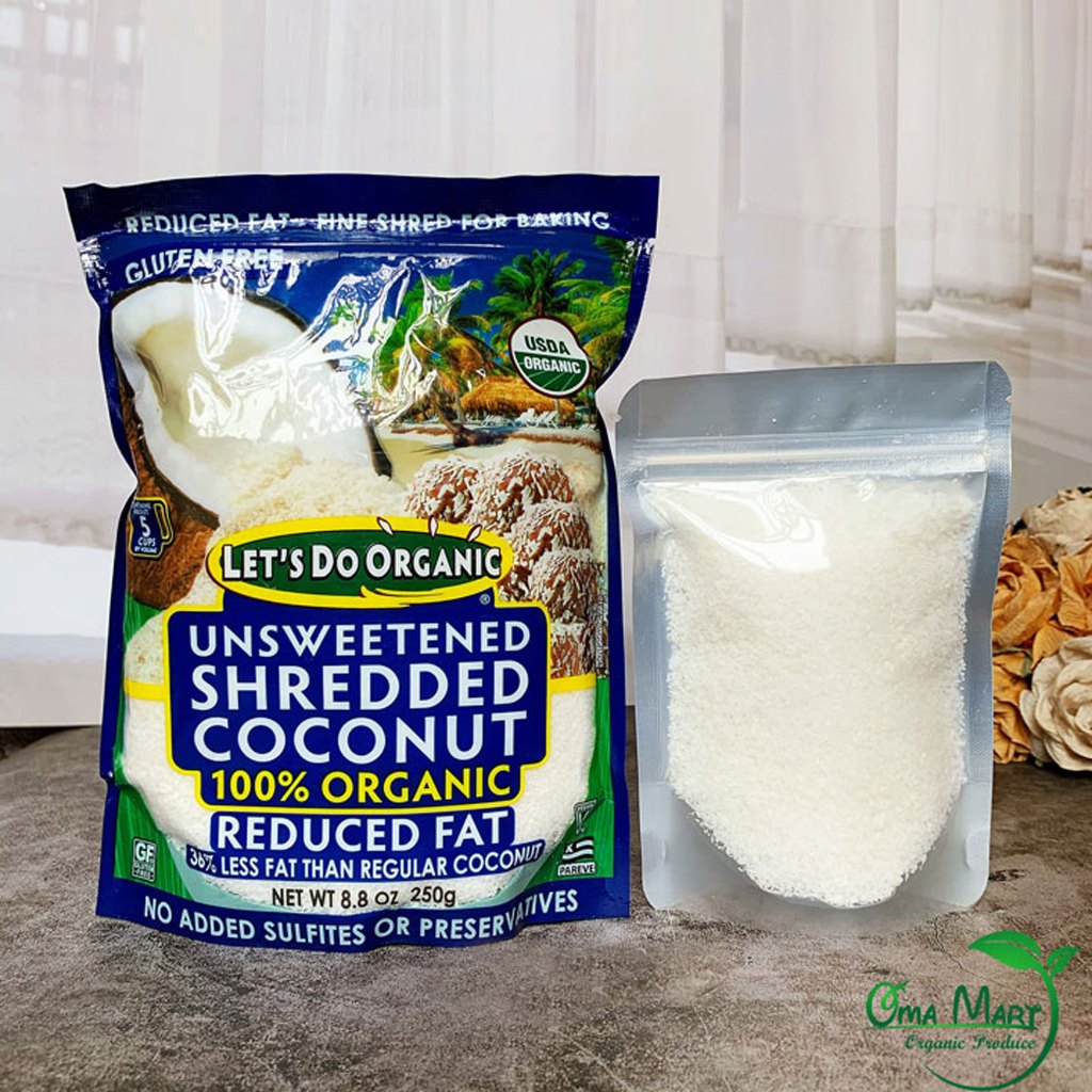 Vụn dừa hữu cơ Let's do Organic chia nhỏ
