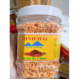 Muối ớt Đỏ Hạt To vị mặn cay, Đặc sản Tây Ninh Thương hiệu Minh Hải, Chay mặn đều dùng Chấm trái cây làm gia vị đều ngon