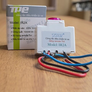 Công tắc điều khiển từ xa IR2A, học lệnh bằng điều khiển hồng ngoại
