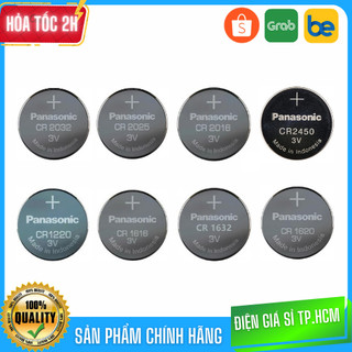 Pin cúc áo Panasonic 3V Lithium CR2032 - CR2025 - CR2016 - CR1632 - CR1616 - CR1220 - CR2450 (1 viên)