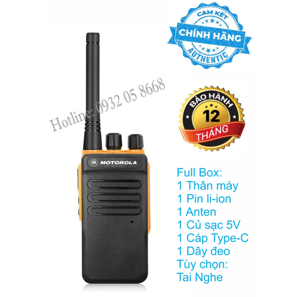 Máy Bộ đàm Motorola GP900S(Dung lượng pin cực lớn >12 tiếng, cự ly liên lạc xa, siêu bền)GP-900S