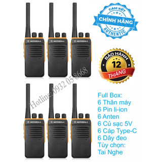 Bộ 6 Bộ đàm Motorola GP900S(Dung lượng pin cực lớn >12 tiếng, cự ly liên lạc xa, siêu bền)GP-900S