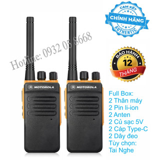 Bộ 2 Bộ đàm Motorola GP900S(Dung lượng pin cực lớn >12 tiếng, cự ly liên lạc xa, siêu bền)GP-900S