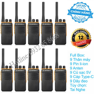 Bộ 10 Bộ đàm Motorola GP900S(Dung lượng pin cực lớn >12 tiếng, cự ly liên lạc xa, siêu bền)GP-900S
