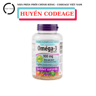 Viên Omega 3 Triple Strength Webber Naturals - hộp 80 viên hoặc 120 viên - Huyền Codeage