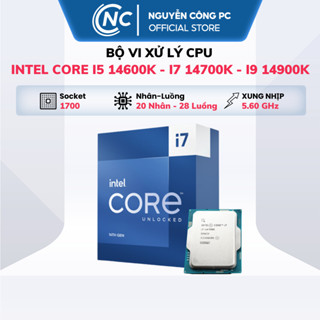 Bộ vi xử lý CPU Intel Core i5 14600KF | 14600K - i7 14700K -  I9 14900K Full Box NK - Bảo hành 36 tháng