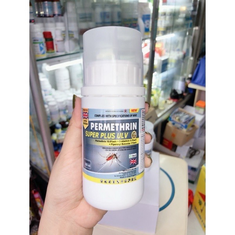 thuốc diệt muỗi Permethrin Plus chai 250 ml