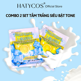 Combo 2 Tắm Trắng body Chanh Siêu bật tone dưỡng ẫm Body hiệu quả Giàu VitaminC HATYCOS