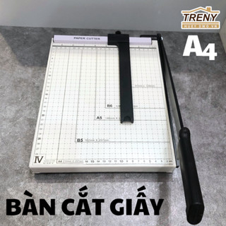 Bàn cắt giấy A4, bàn cắt giấy cắt được nhiều loại chất liệu nhựa dẻo, ảnh, giấy, A4, A5