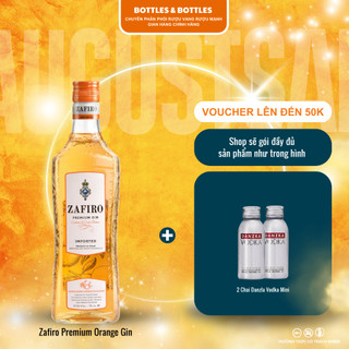 Rượu zafiro premium orange gin - 700ml - 37.5%