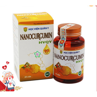 Nano Curcumin HVQY - 30 viên - Học viện Quân Y - Chính Hãng