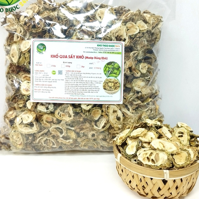 Khổ qua rừng sấy khô (mướp đắng rừng sấy khô), đánh bay tiểu đường, giảm huyết áp, thanh lọc cơ thể [500 gram - 01 kg]