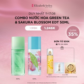 Combo 2 nước hoa nữ elizabeth arden green tea + sakura blossom edt 50ml