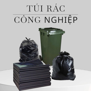 HÀNG CTY Túi đựng rác công nghiệp đen không quai đen loại đầy đủ các kích cỡ