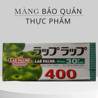 Màng bọc thực phẩm Laspalm Chính Hãng cuộn bọc thực phẩm thức ăn có dao cắt tiện lợi