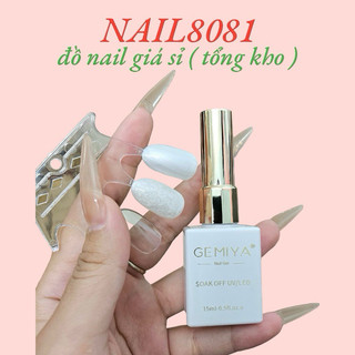 Sơn gel ngọc trai ánh trắng GEMIYA chai 15ml ( chính hãng )