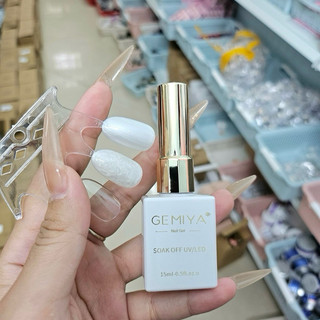 Sơn gel ngọc trai trắng chai 15ml , sơn móng tay