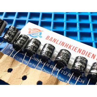 Tụ hóa 470uf 25v kích thước 10x12.5mm chính hãng