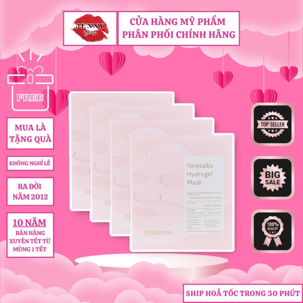 Mặt Nạ Thạch Sinh Học Celderma Hydrogel Mask