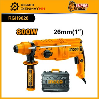 Máy khoan bê tông 3 chức năng 800w ingco rgh9028
