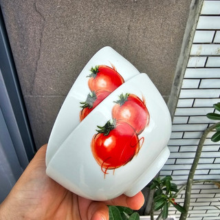Bộ 06 chén sứ cao cấp hoa tiết trái cà chua siêu đẹp, chất lượng - Bộ chén sứ Donghwa cao cấp Hàn Quốc