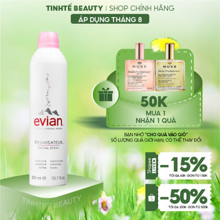 Xịt khoáng cấp ẩm và làm dịu da Evian Facial Spray 300ml
