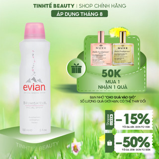 Xịt khoáng cấp ẩm và làm dịu da Evian Facial Spray 150ml