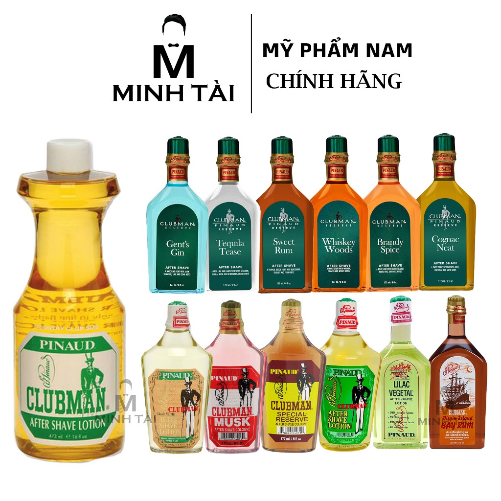 Dưỡng da sau cạo râu Clubman Aftershave Lotion 177ml