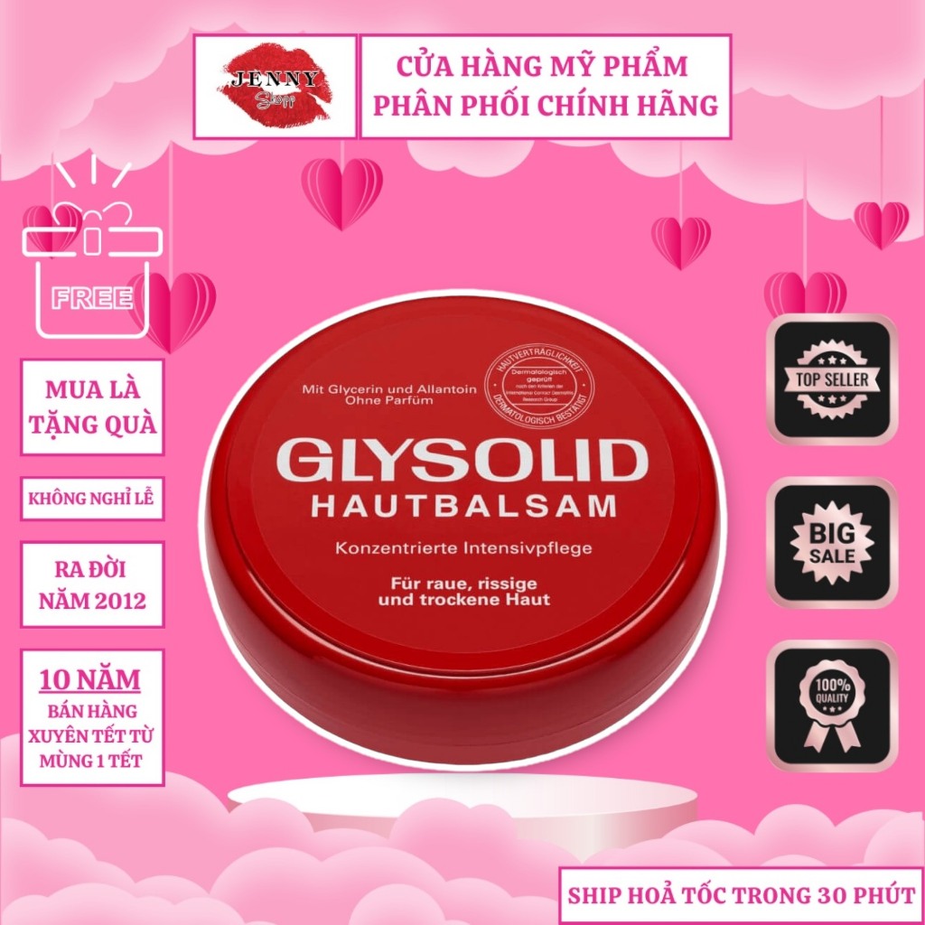 Kem Dưỡng Nẻ Glysolid Hautbalsam - Đức