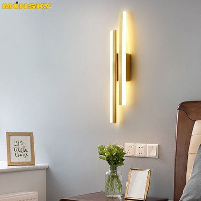 Đèn tường LED MONSKY LED trang trí 3 chế độ màu ánh sáng đẹp mắt họa tiết độc đáo TP 142