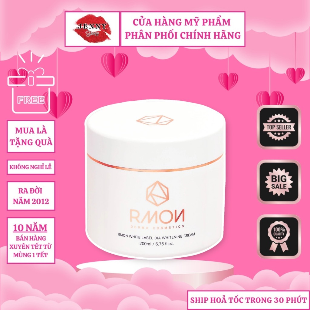 Kem Dưỡng Trắng Body Tế Bào Gốc Rmon White Label Dia Whitening Cream