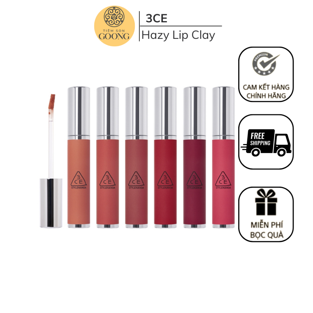 Son môi 3CE Hazy Lip Clay liquid