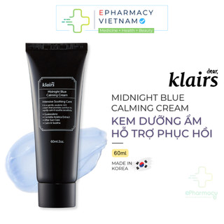 Kem Dưỡng Phục Hồi Da Ban Đêm Klairs Midnight Blue Calming Cream 60ml