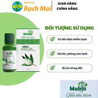 Tinh dầu tràm MABIO - Giúp giữ ấm cơ thể, làm dịu vết muỗi đốt, an toàn với trẻ nhỏ, Japa Kids