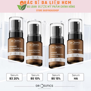  Serum B5 B3 BHA AHA Dr Ceutics Cấp Ẩm Và Phục Hồi Da Niacinamide B3 HA Basic B5 Basic Hydration 