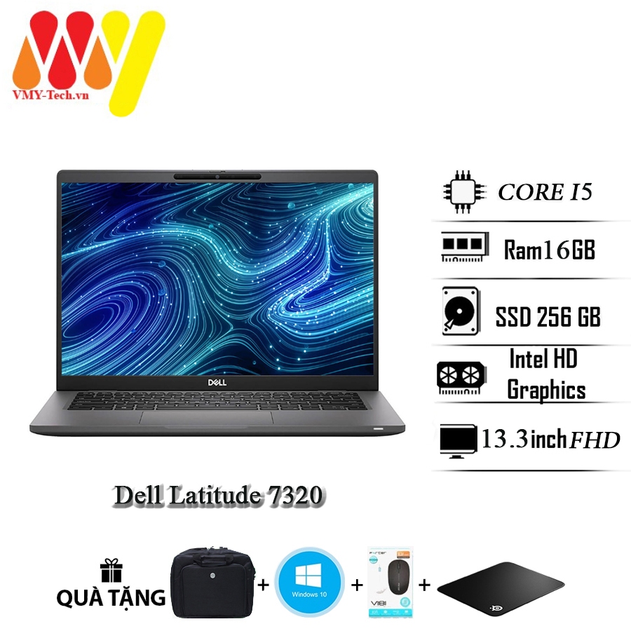 Dell Latitude 7320, Laptop Dell E7320 Core i5-1135G7/16GB/SSD 256GB M2/13.3inch Full HD