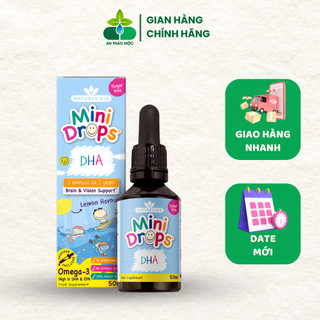 Mini Drops DHA.Bổ Sung Omega3,DHA,EPA Phát Triển Trí Não Toàn Diện Cho Bé
