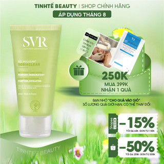 Sữa rửa mặt SVR chứa PHA dành cho da hỗn hợp, da dầu mụn SVR Sebiaclear Gel Moussant 55ml
