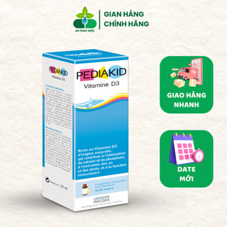Pediakid Vitamin D3 Hỗ Trợ Tăng Cường Hấp Thụ Canxi Giúp Xương Chắc Khỏe, Tăng Chiều Cao - Pháp