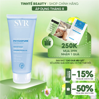 Gel rửa mặt dành cho da nhạy cảm SVR Physiopure Gelee Moussante 55ml/200ml
