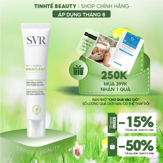 Kem dưỡng SVR cho da dầu giảm mụn SVR Sebiaclear Mat+Pores 40ml