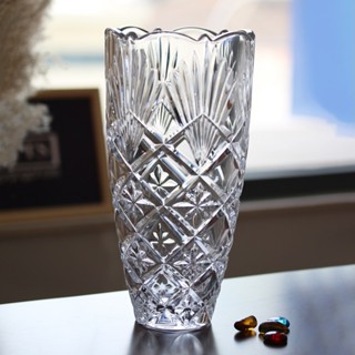 Bình hoa Pha lê Lyra Bohemia Tiệp khắc 25cm