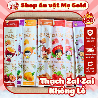 Kẹo thạch Zai Zai Đức Hạnh vị trái cây phiên bản mới, Zaizai gói dài khổng lồ