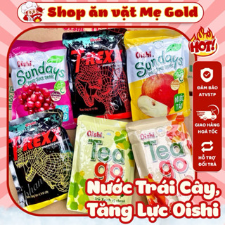 [Hàng dễ vỡ] Nước trái cây, nước tăng lực Oishi các vị (túi 180ml)