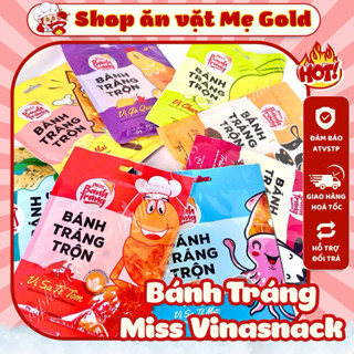 Combo bánh tráng trộn các vị Miss Bánh Tráng Vinasnack (gói 20~23g)