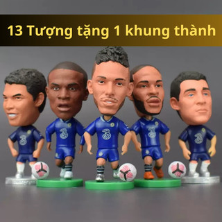 Tượng cầu thủ bóng đá Chelsea Kante Thiago Silva Kovacic Soccerwe