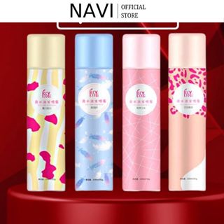 Dầu gội khô 150ml dạng xịt dầu gội đầu khô nam nữ không bết dính phồng tóc nội địa trung NAVI